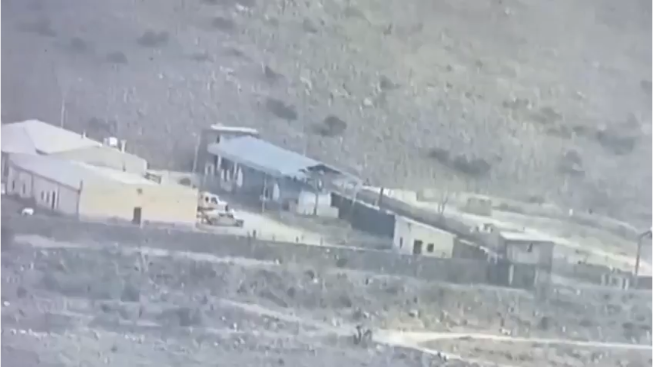 Precision Artillery Strike on Enemy Vehicles at BCP 6