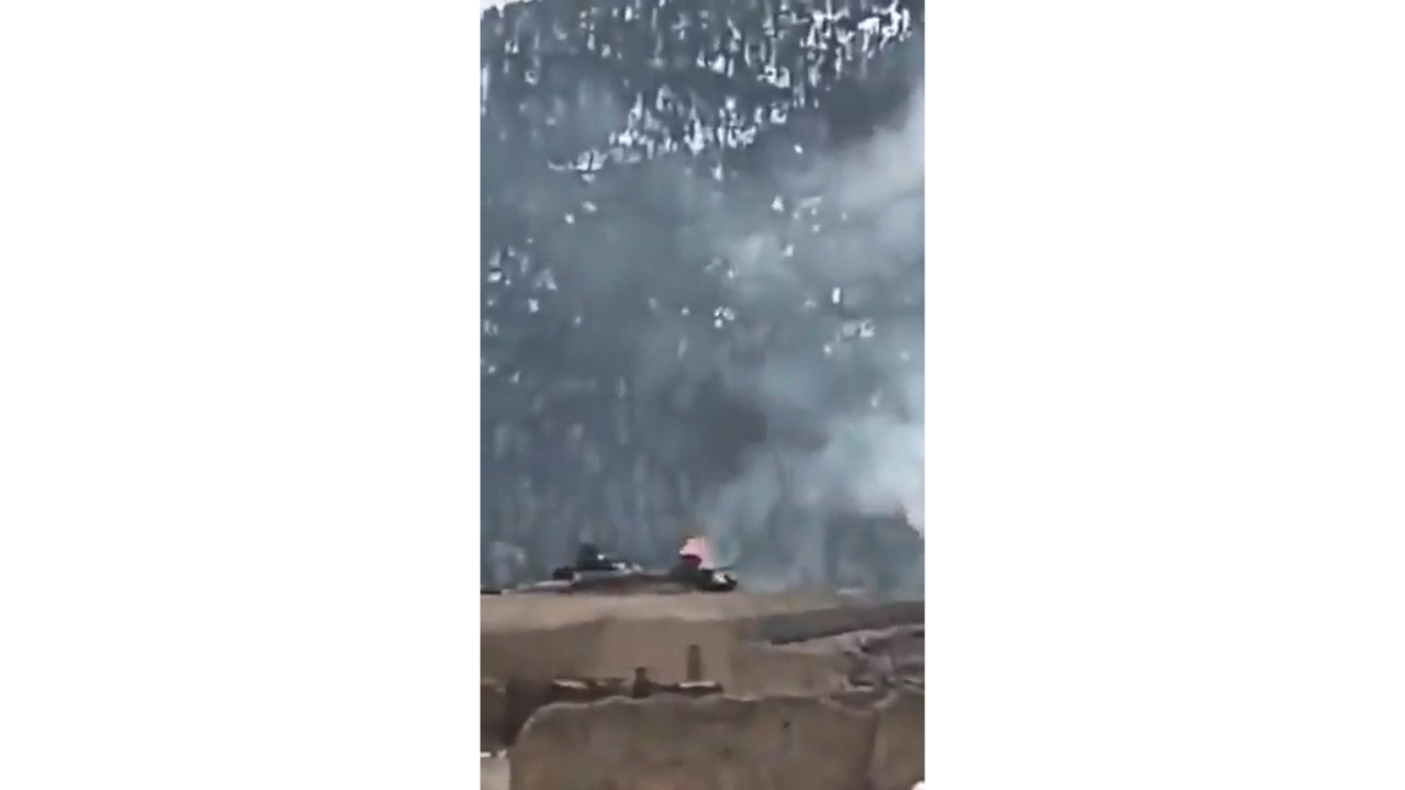 Two Afghan Tanks Destroyed