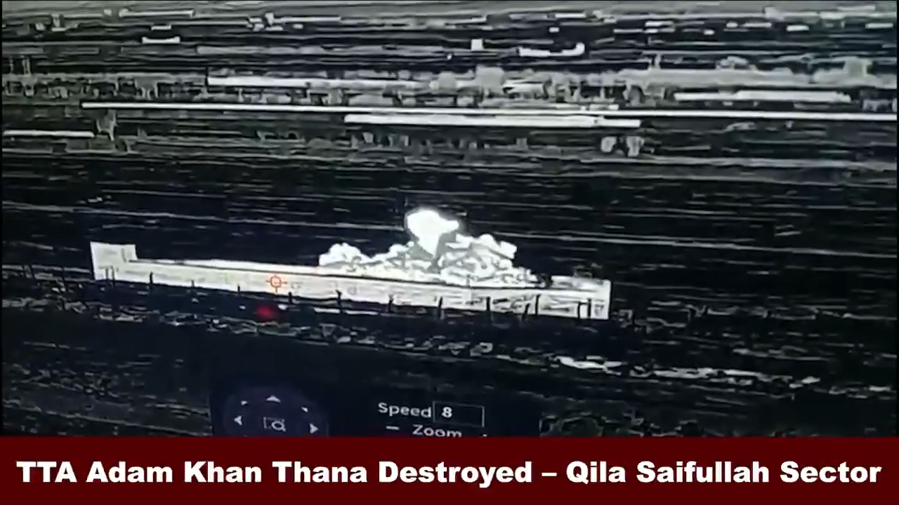 Qila Saifullah: Adam Khan Thana Post Neutralized