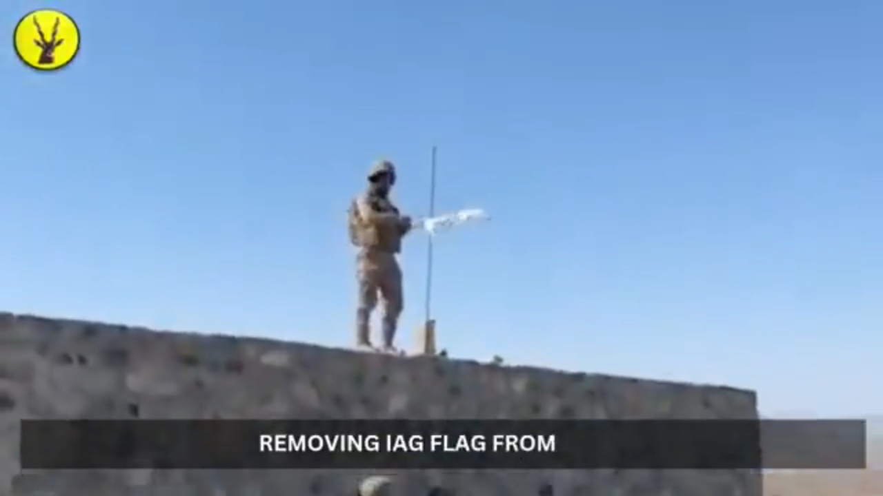 Troops Take Over Post and Raise National Flag